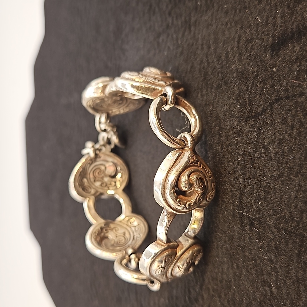 Brighton Vintage Retired Heart Bracelet